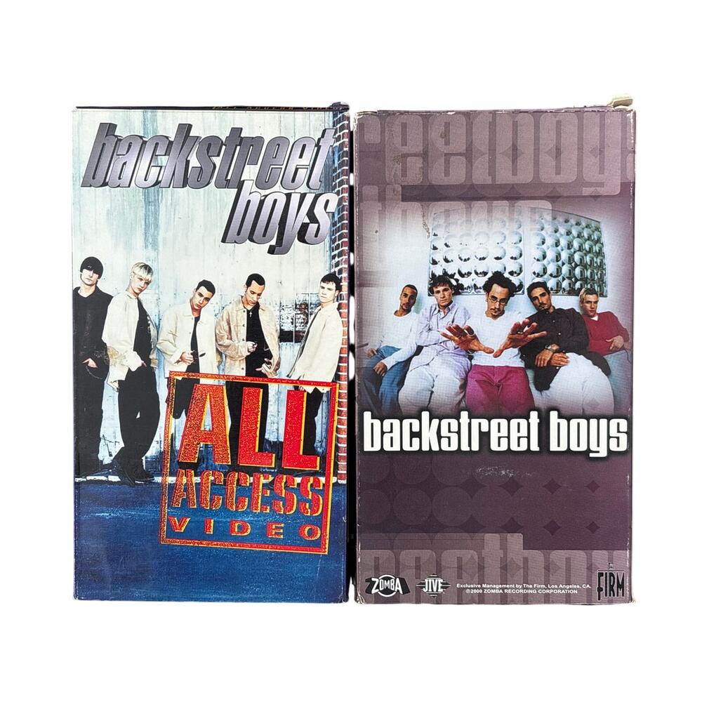 Backstreet Boys Lot Of 2 VHS- Both Tested BSB All Access And BSB For the Fans